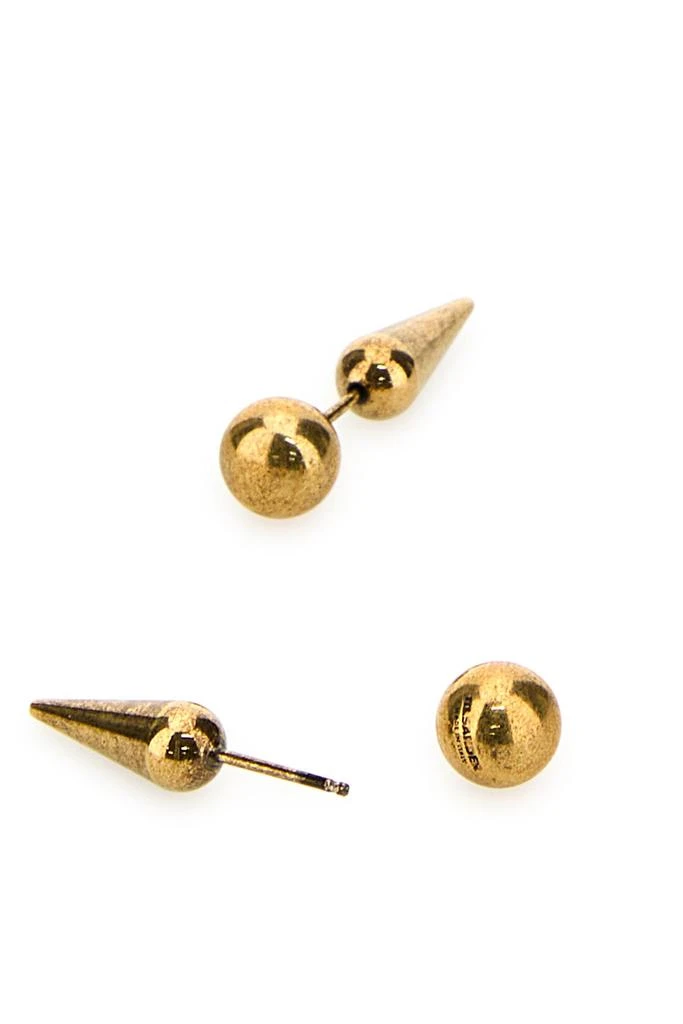 Jil Sander Gold metal earrings 3