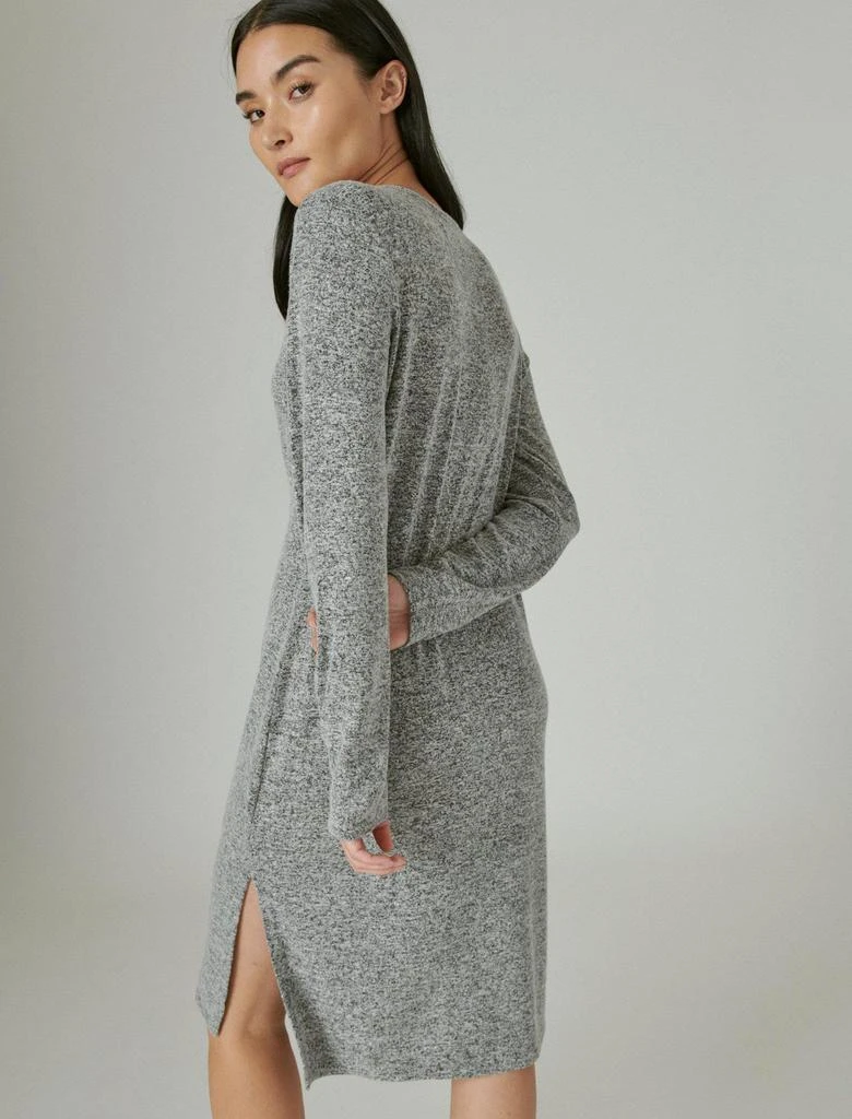 Lucky Brand Women's Cloud Jersey Ribbed Long Cardigan 4