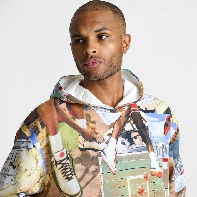 Jordan Men's Jordan Brooklyn Fleece Iconic Moments Printed Graphic Pullover Hoodie 5