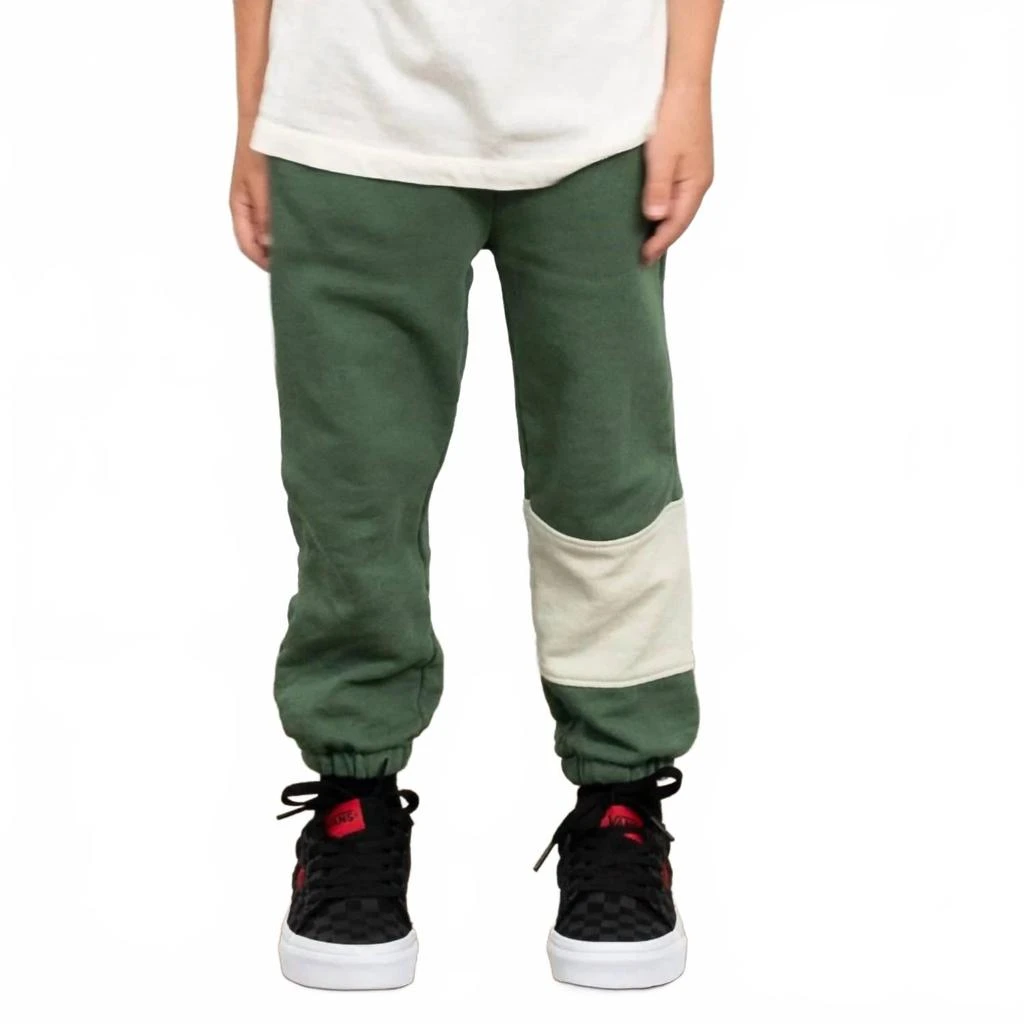 TINY WHALES Boys
 Trailblazer Pant In Green
