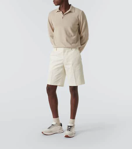 Loro Piana Weekend Walk suede-trimmed sneakers 2