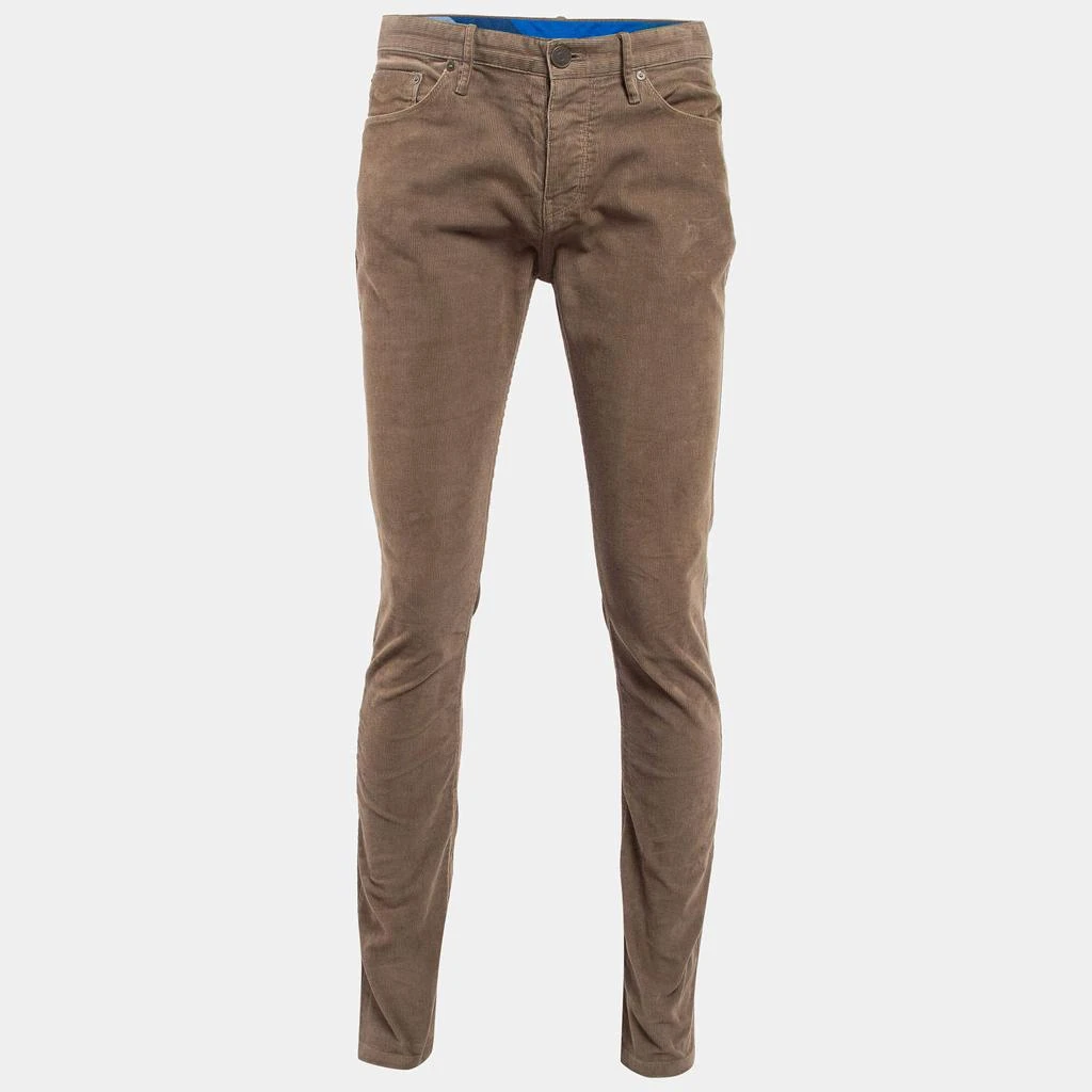 Burberry Burberry Brit Brown Corduroy Straight Leg Pants L 1