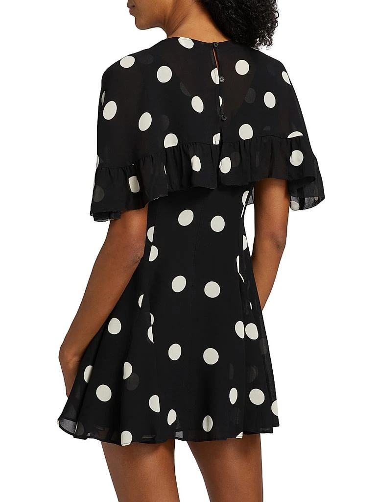 Reformation Zelena Two-Piece A-Line Minidress & Shawl 5