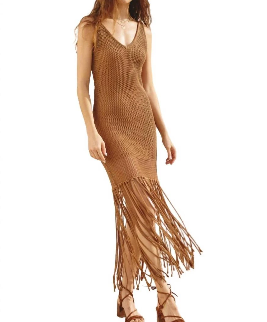 Dress Forum Woodstock Crochet Fringe Hem Dress 3