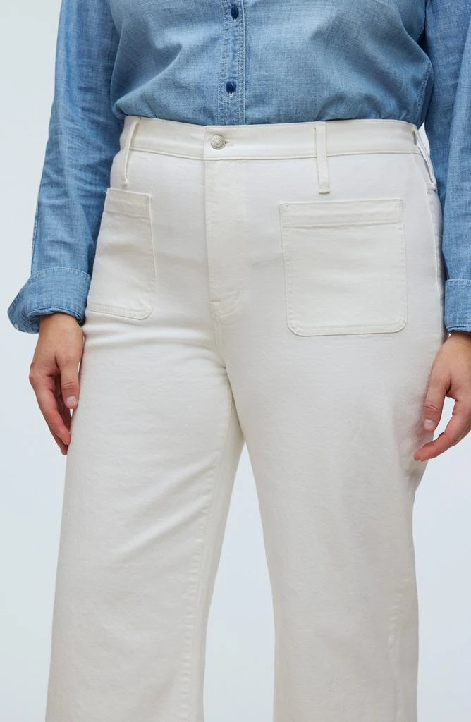 Madewell The Emmett Patch Pocket Edition Wide Leg Jeans 9