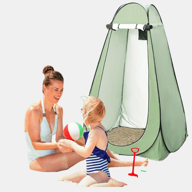 Vigor Privacy Tent Portable Changing Room Shower Tent for Camping Privacy Shelters Outdoor Camp Toilet Foldable Sun Shelter Rain Shelter Bulk 3 Sets 3 PACK