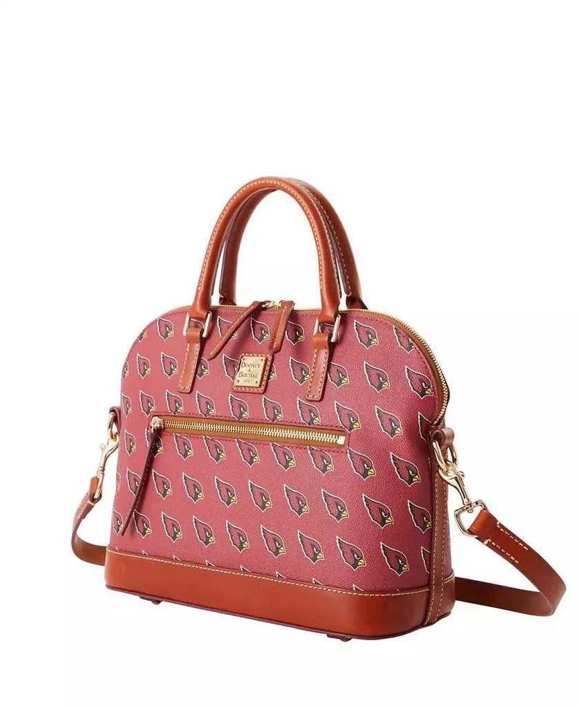 Dooney & Bourke Women's Arizona Cardinals Signature Domed Zip Satchel Purse 1