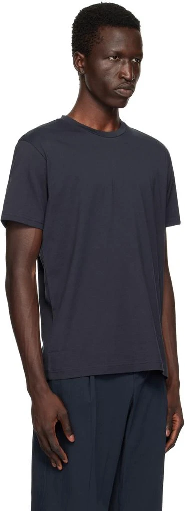 Sunspel Navy Riviera Midweight T-Shirt 2