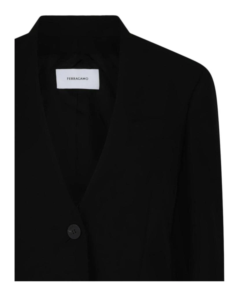 Salvatore Ferragamo Single-Breasted Wool Blazer 3