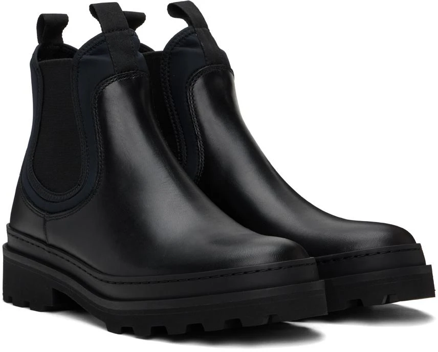 A.P.C. Black Adrien Chelsea Boots 4