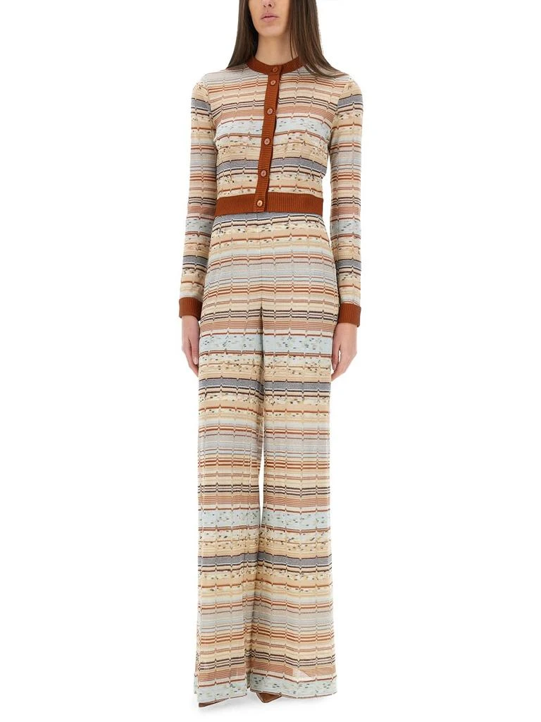 Missoni LEGGINGS WITH ZIG ZAG LAMÉ FRINGE 2