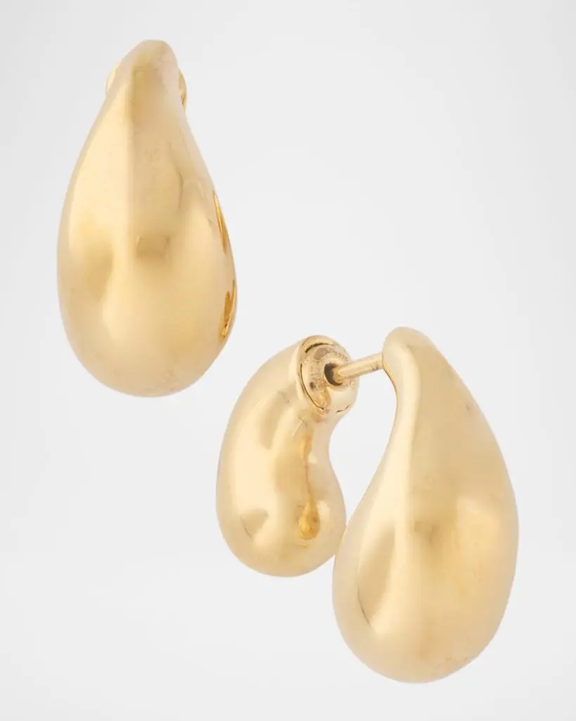 Bottega Veneta 18K Gold Finish Sterling Silver Drop Earrings