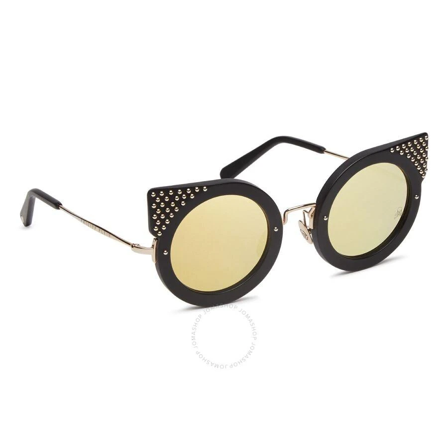 Philipp Plein Katy Gold Mirrored Cat Eye Ladies Sunglasses 000-WES0048-PCO002N-MGXG 2