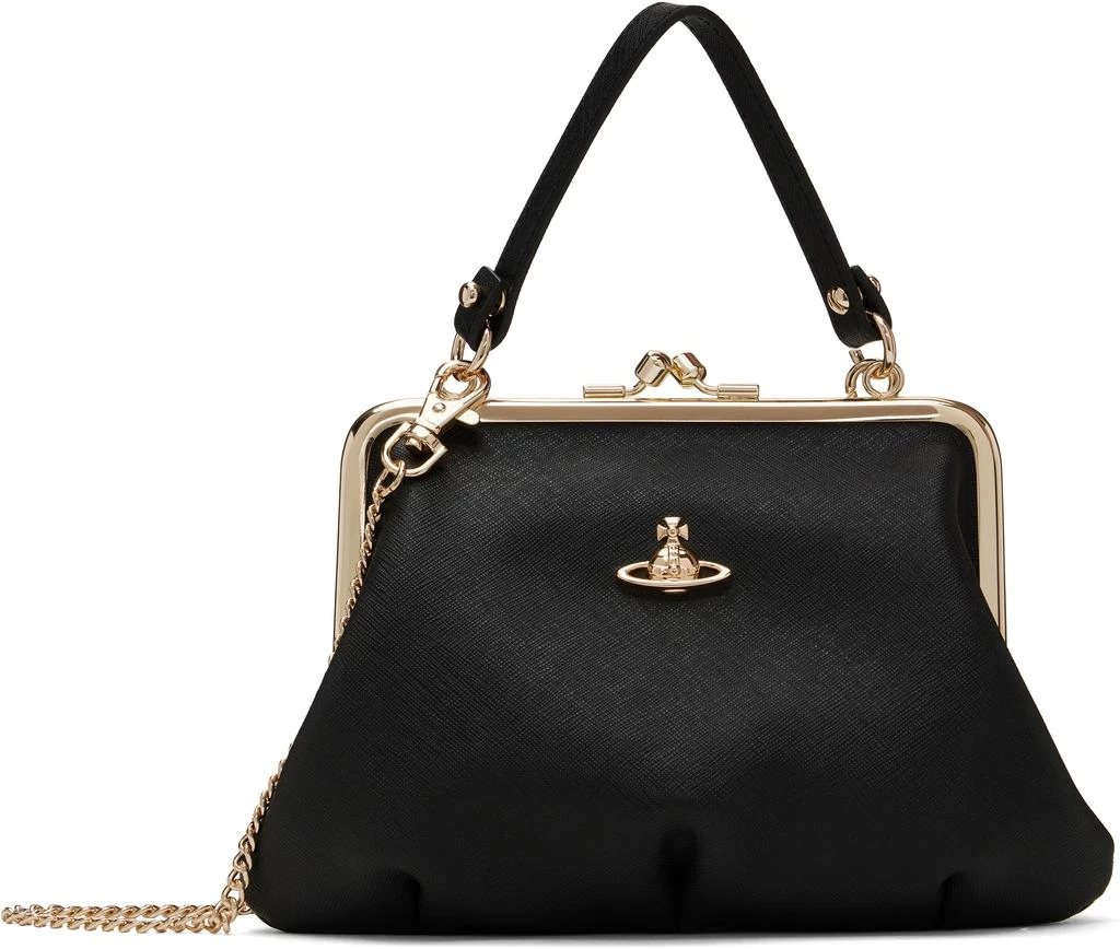 Vivienne Westwood Black Granny Frame Bag 1