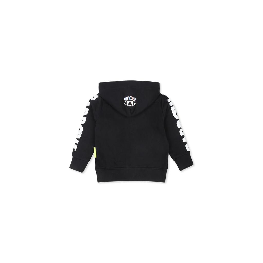 BARROW Black Sweatshirt For Babykids With Smiley