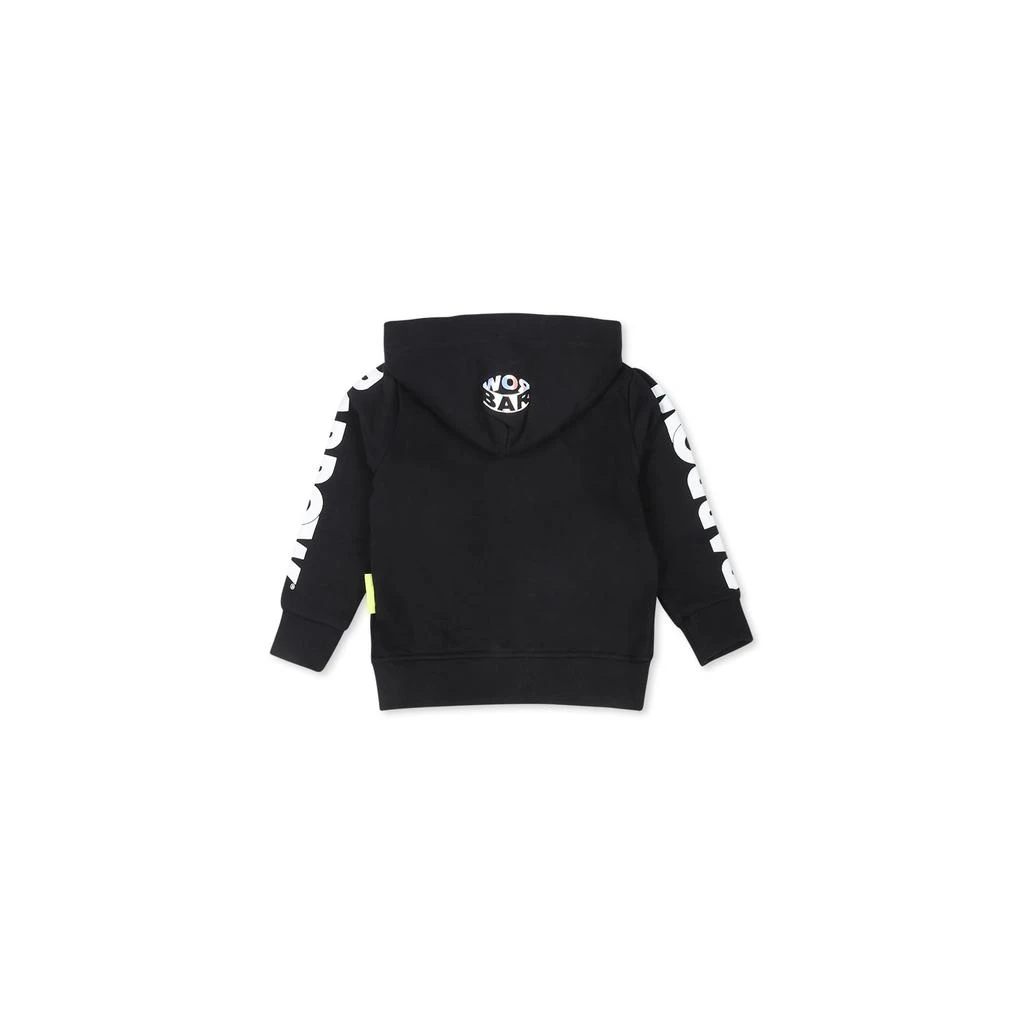 BARROW Black Sweatshirt For Babykids With Smiley 2