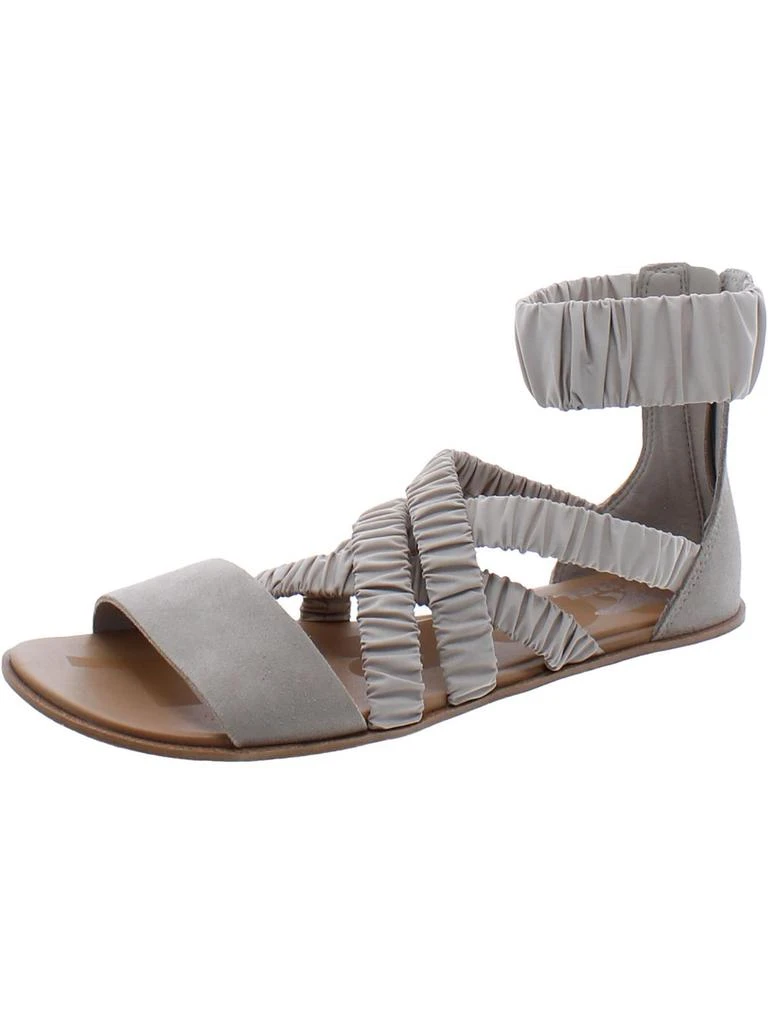 SOREL Ella II Womens Suede Ankle Strap Gladiator Sandals 1