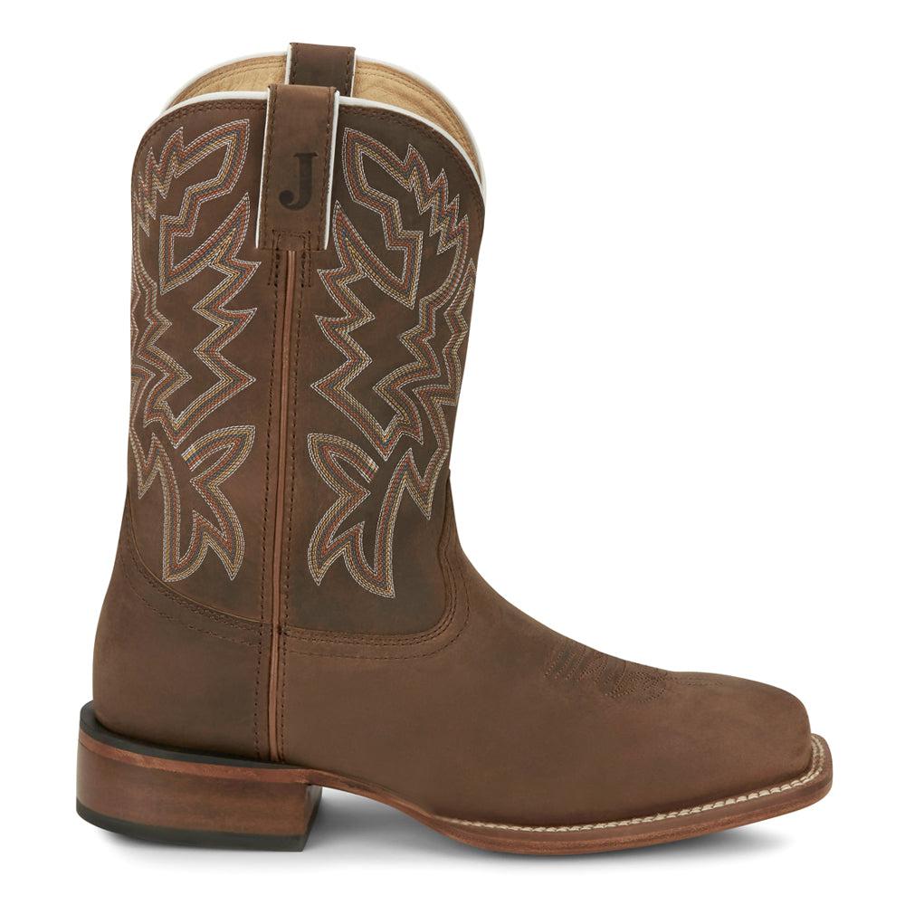 Justin Boots Jackpot 11 Inch Wide Square Toe Cowboy Boots