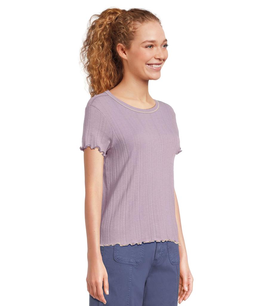 Toad & Co Foothill Pointelle Short Sleeve Baby Tee