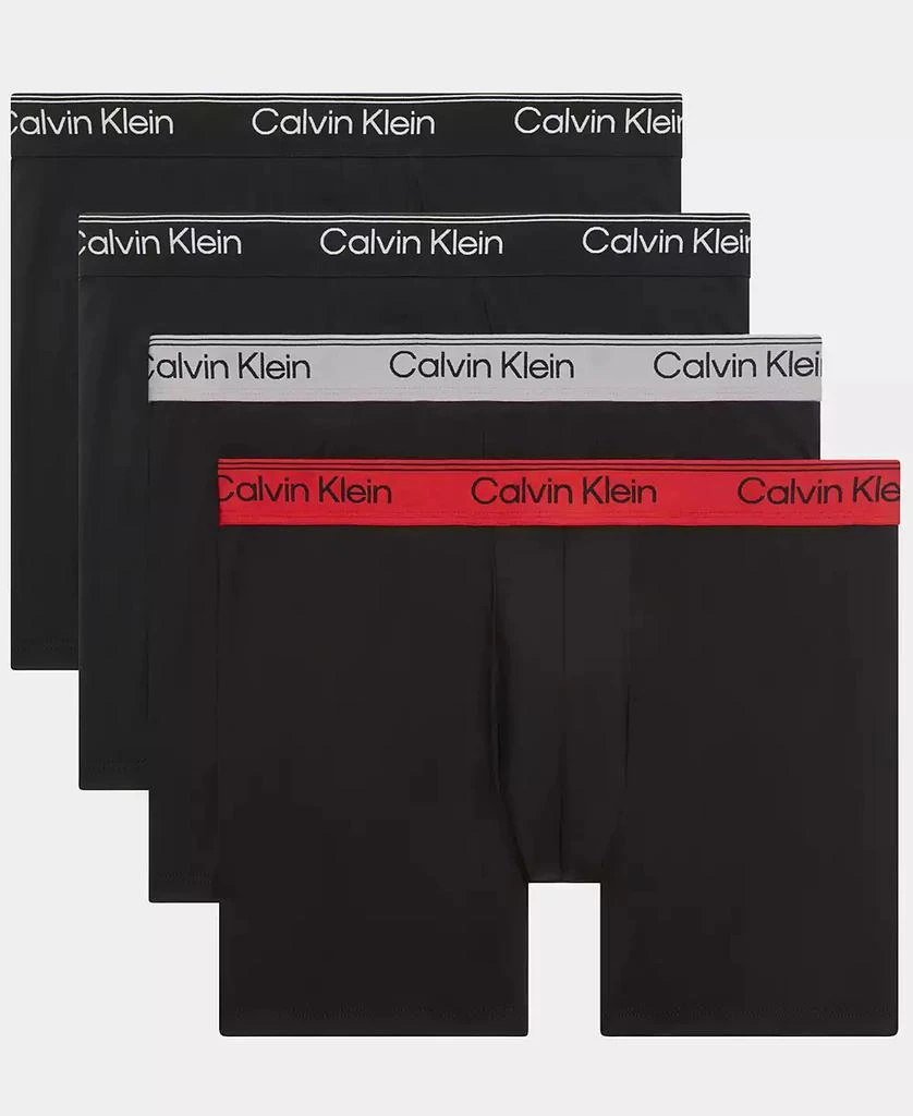 Calvin Klein Men's 3+1 Bonus Micro Stretch Boxer Briefs Pack