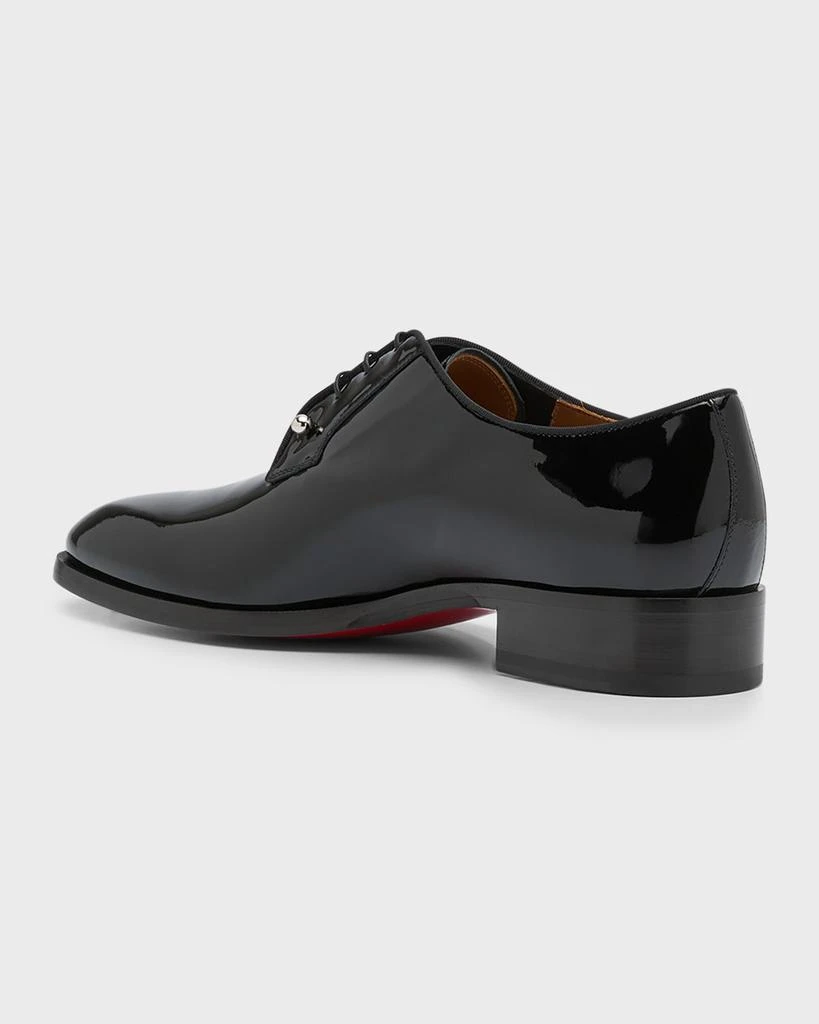 Christian Louboutin Men's Chambeliss Patent Leather Derby Shoes 4