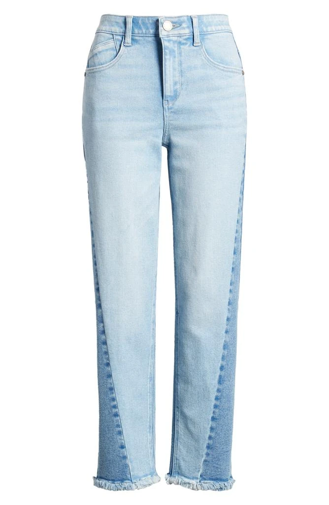 Wit & Wisdom 'Ab'Solution Pieced High Waist Ankle Straight Leg Jeans 5