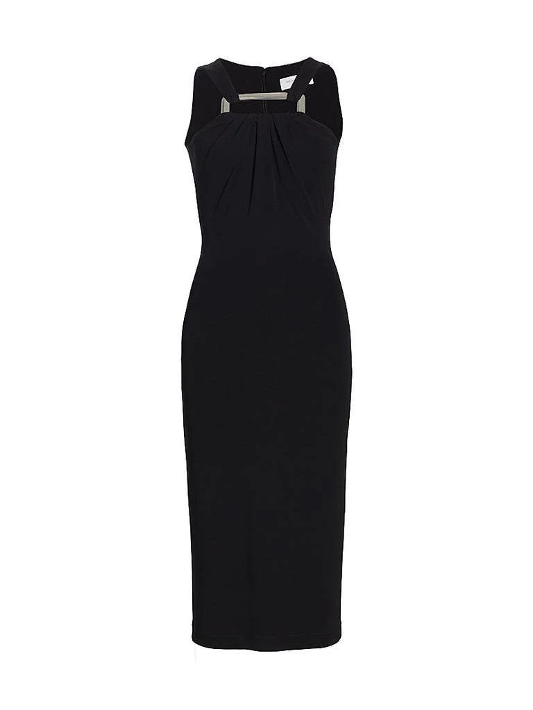 halter blue midi dress Evelyn Halter Midi Dress – Pale Blue Halter Dress main image 1