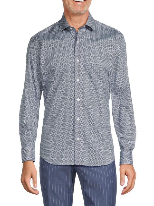 Bertigo Geometric Print Shirt