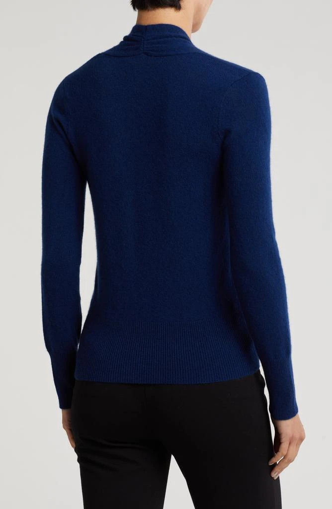 Sofia Cashmere Cashmere Faux Wrap Sweater 2