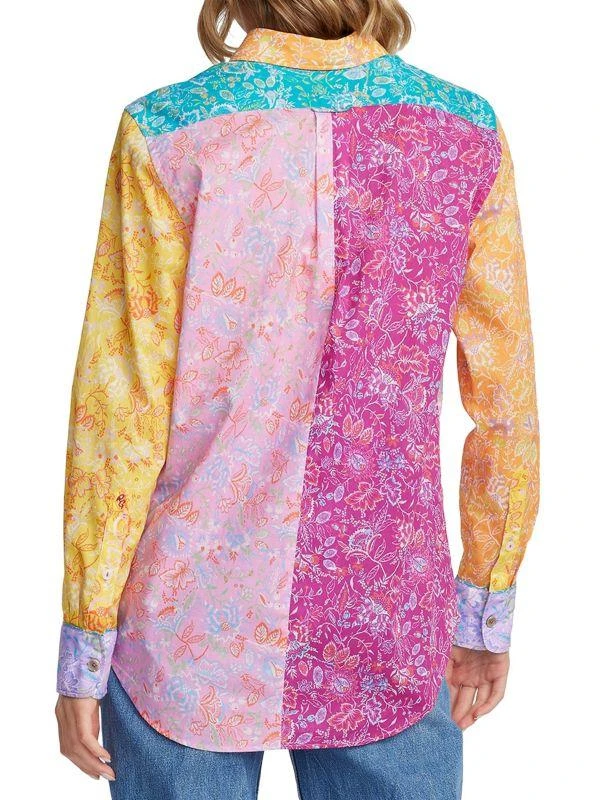 Robert Graham Carrie Jacobean Colorblock Shirt 4