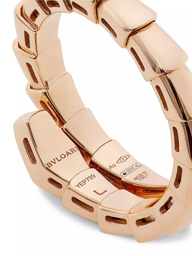 BVLGARI Serpenti Viper 18K Rose Gold Wrap Ring 3