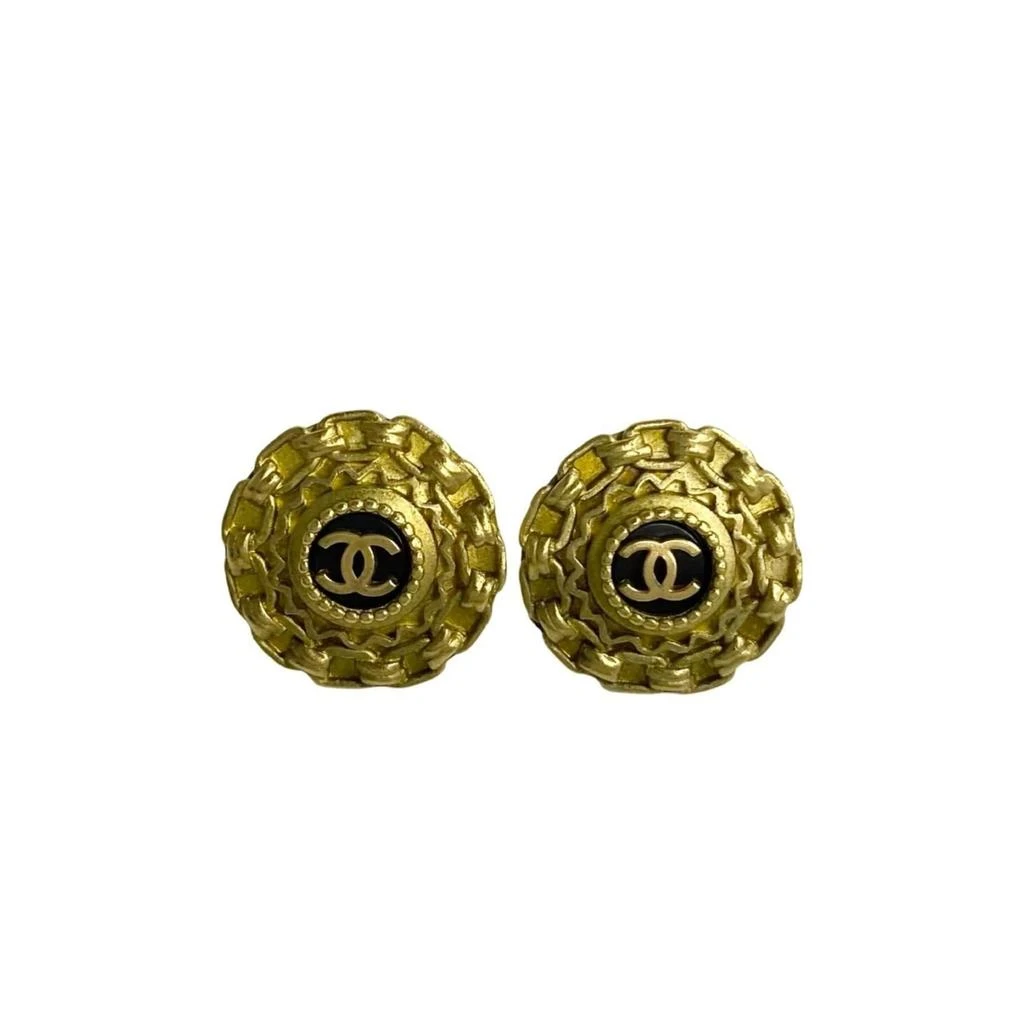 Chanel Plating Clip Earrings (Pre-Owned)