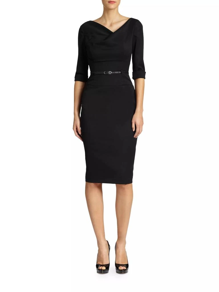 Black Halo Jackie O Three-Quarter Sleeve Dress 2