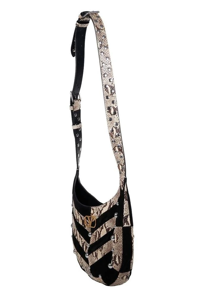 Valentino Valentino Chevron Patterned VLogo Signature Shoulder Bag 3