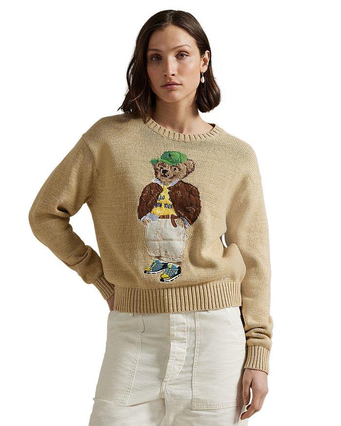 Ralph Lauren Polo Bear Cotton Crewneck Sweater