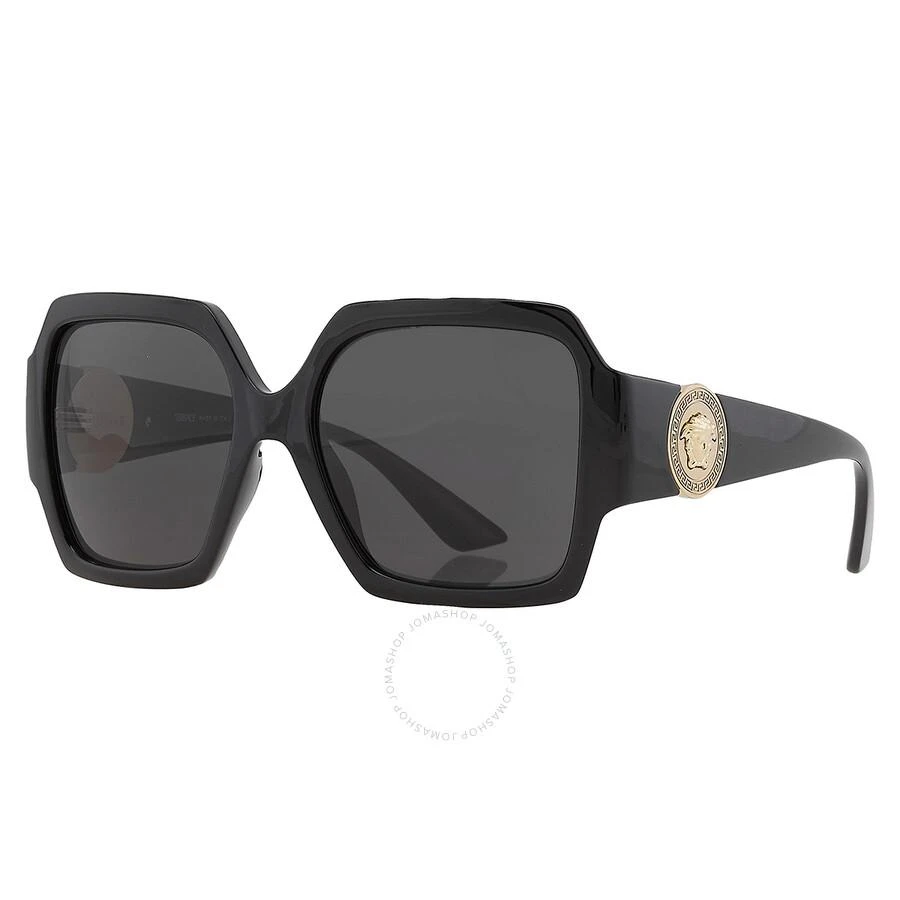 Versace Versace Dark Grey Square Ladies Sunglasses VE4453 GB1/87 56 2