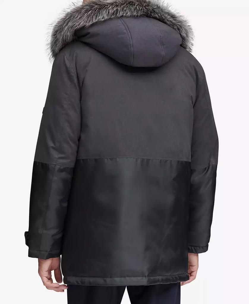 Marc New York by Andrew Marc Men
s Mixed-Media Parka with Removable Hood