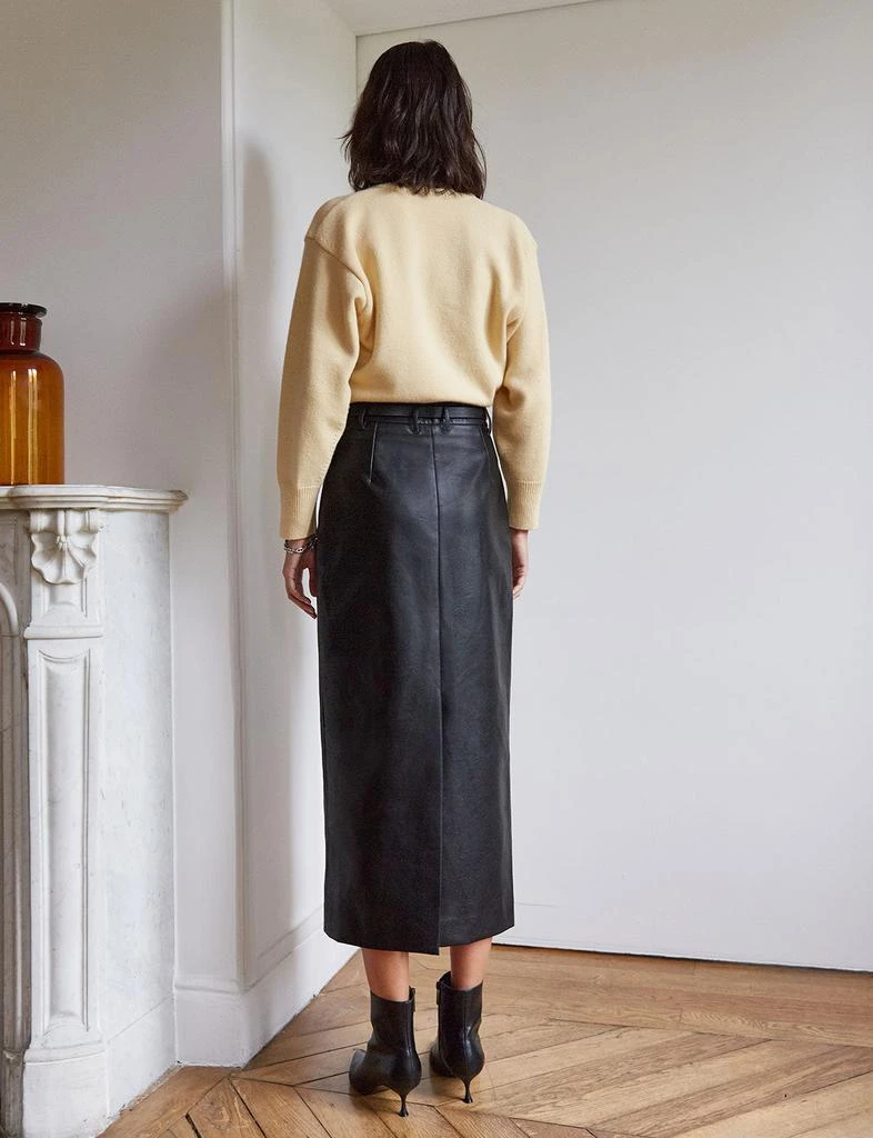 Pixie Market Yve Maxi Leather Skirt-BESTSELLER 10