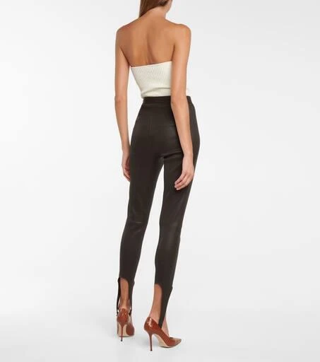 Zeynep Arçay Leather leggings 3