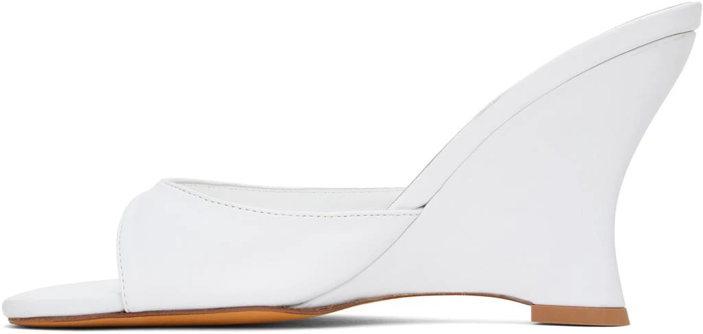 Maryam Nassir Zadeh White Lido Wedge Heeled Sandals 3