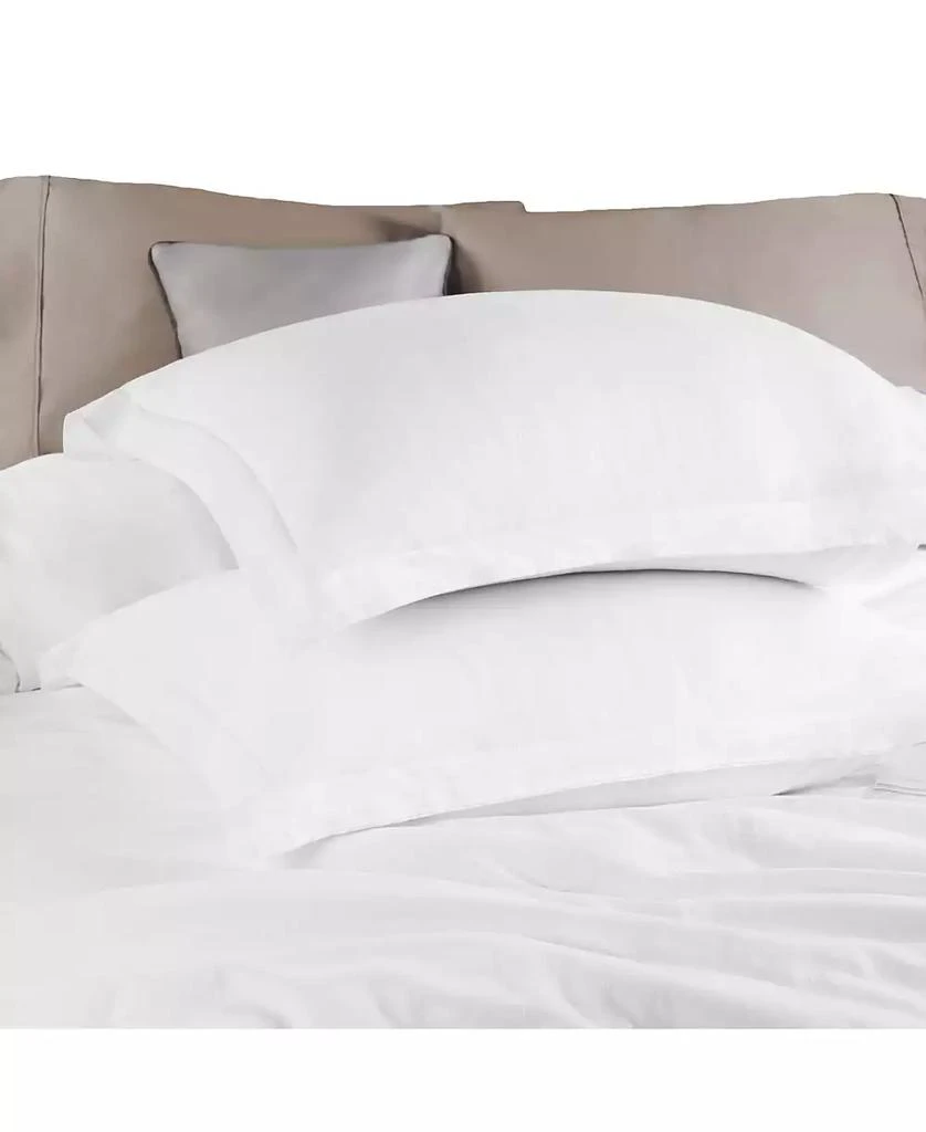 Superior Cotton Linen Blend Solid 3-Piece Duvet Cover Set, King/ California King 2