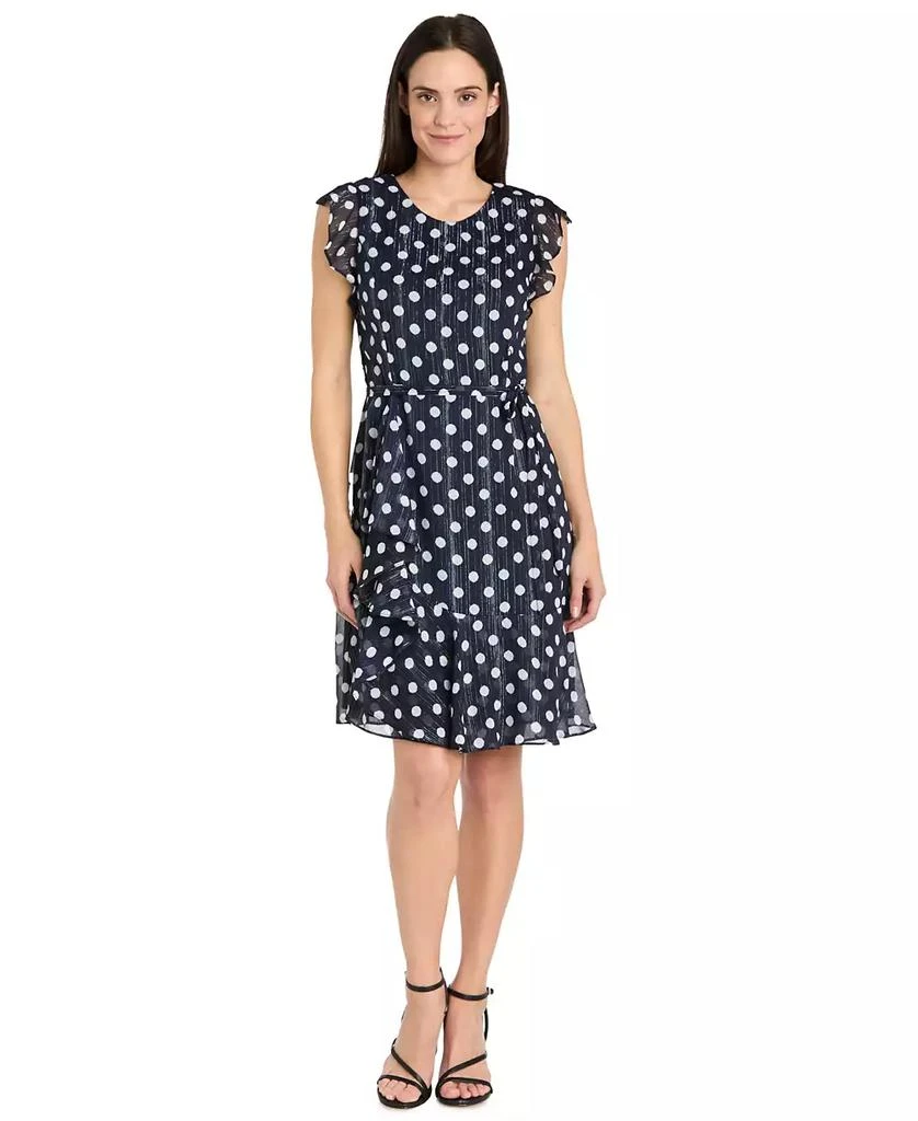 R & M Richards Women's Printed Metallic-Stripe A-Line Dress - Dresses & Skirts - Free Shipping - BeyondStyle R & M Richards Women's Printed Metallic-Stripe A-Line Dress - Dresses & Skirts - Free Shipping - BeyondStyle