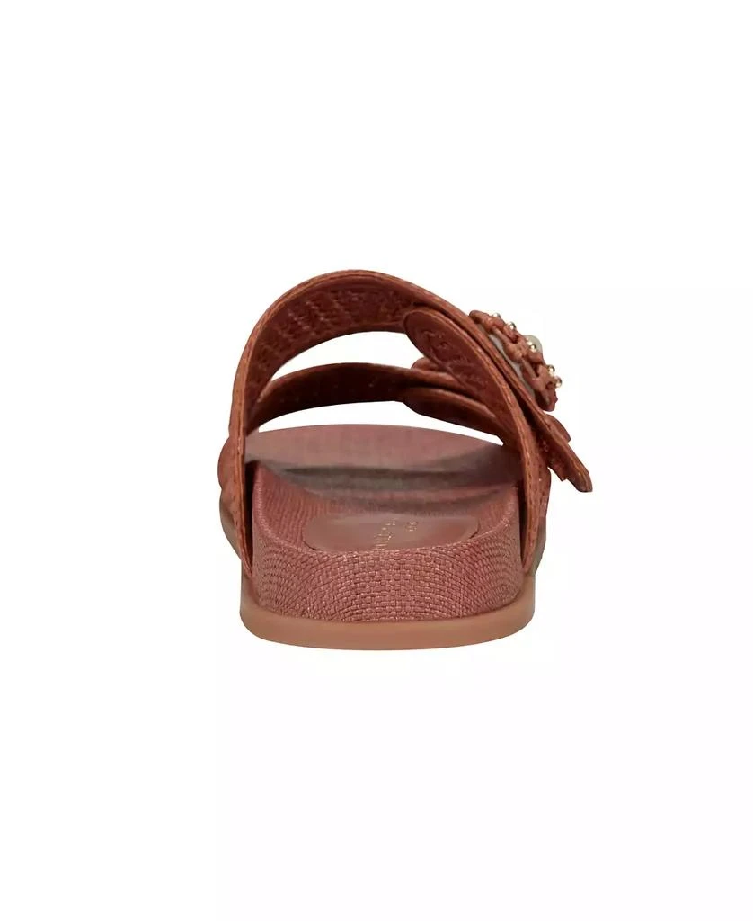Marc Fisher Women's Valena Woven Double Strap Flat Sandals 3