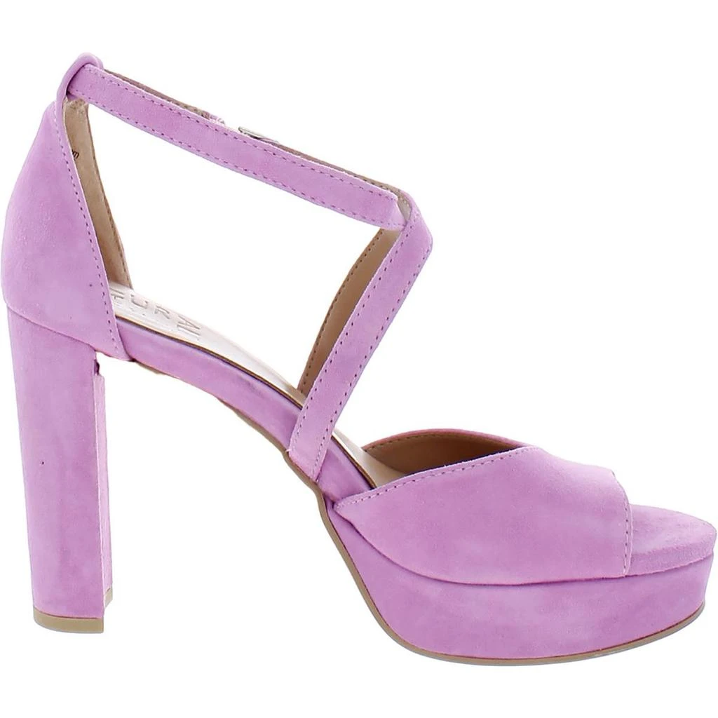 Naturalizer Naturalizer Womens Melody Block Heel Ankle Strap Platform Sandals 8