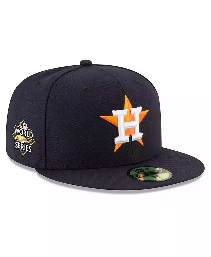 New Era Men's Navy Houston Astros 2022 World Series Side Patch 59FIFTY Fitted Hat 5
