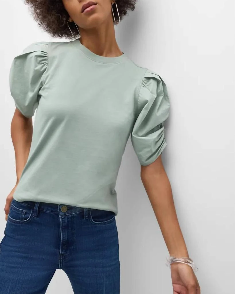 FRAME Frame - Pleated Puff Sleeve Tee 3