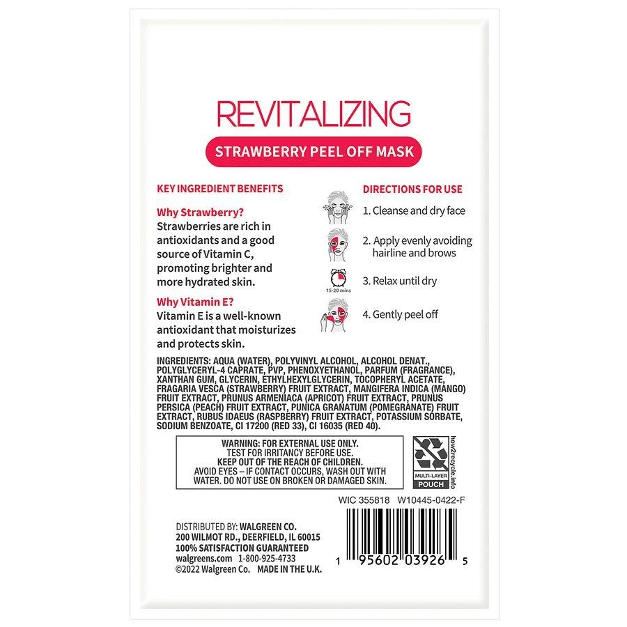 Walgreens Revitalizing Peel Off Mask 2