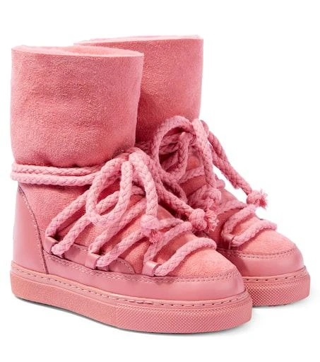 Inuikii Kids Classic High leather-trimmed ankle boots 1