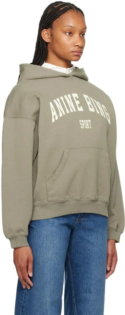 ANINE BING Taupe Harvey Hoodie 2