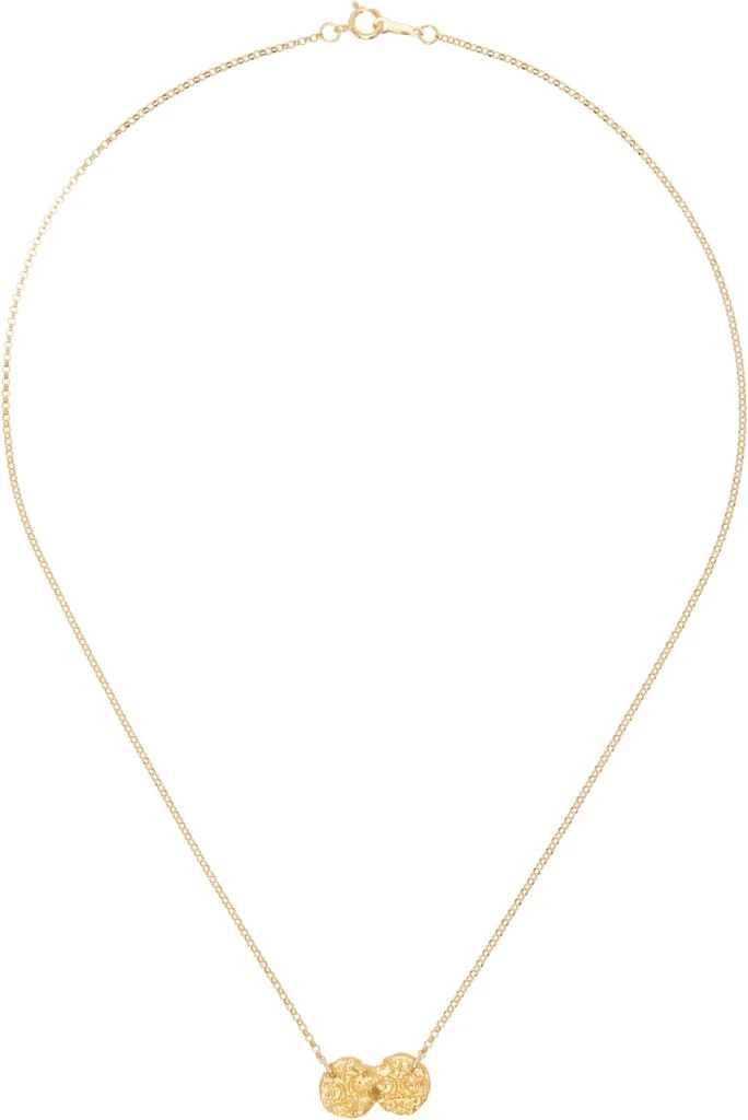 Alighieri Gold 'The Path Of The Moon' Necklace 1